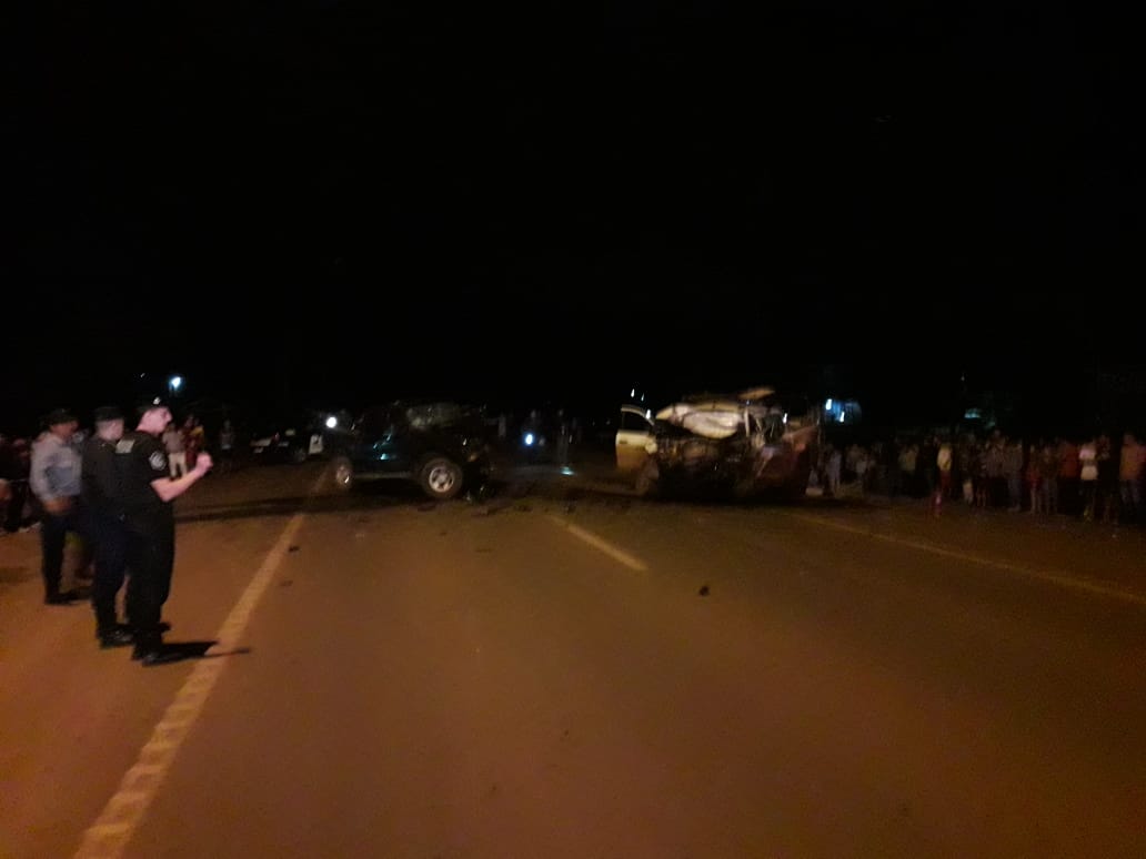 SAN VICENTE: CHOQUE FRONTAL DEJÓ DOS MUERTOS EN RUTA 14