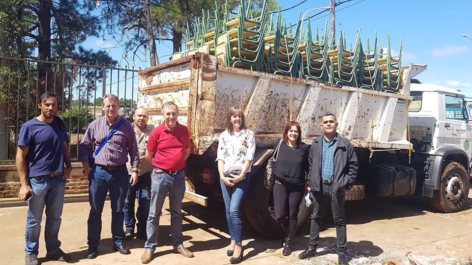 SAN PEDRO: EDUCACIÓN ENTREGÓ MOBILIARIO A ESCUELAS PARA EL CICLO LECTIVO 2019