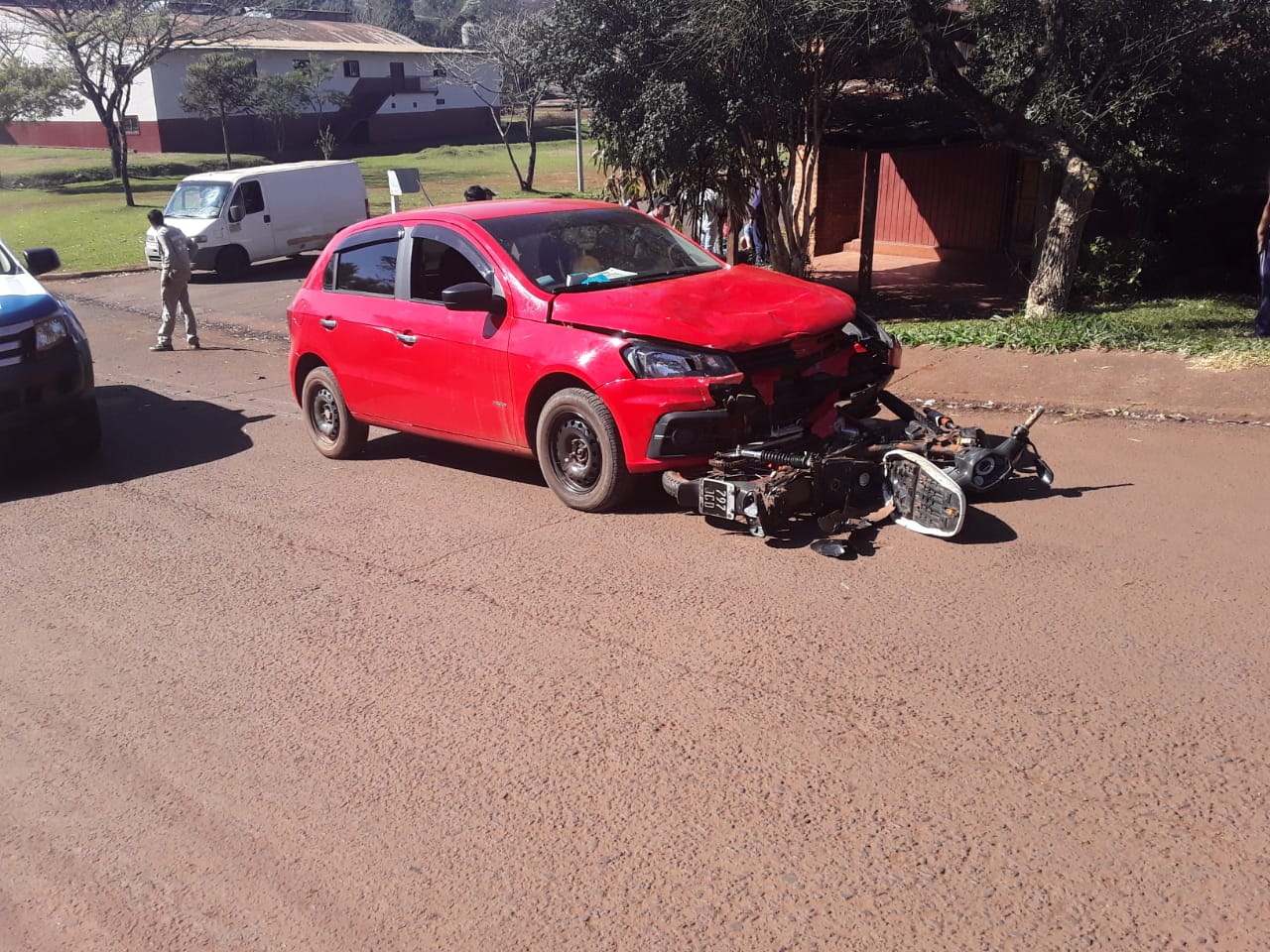 HACE INSTANTES: ACCIDENTE EN CALLE NICANOR CORDERO DE SAN PEDRO