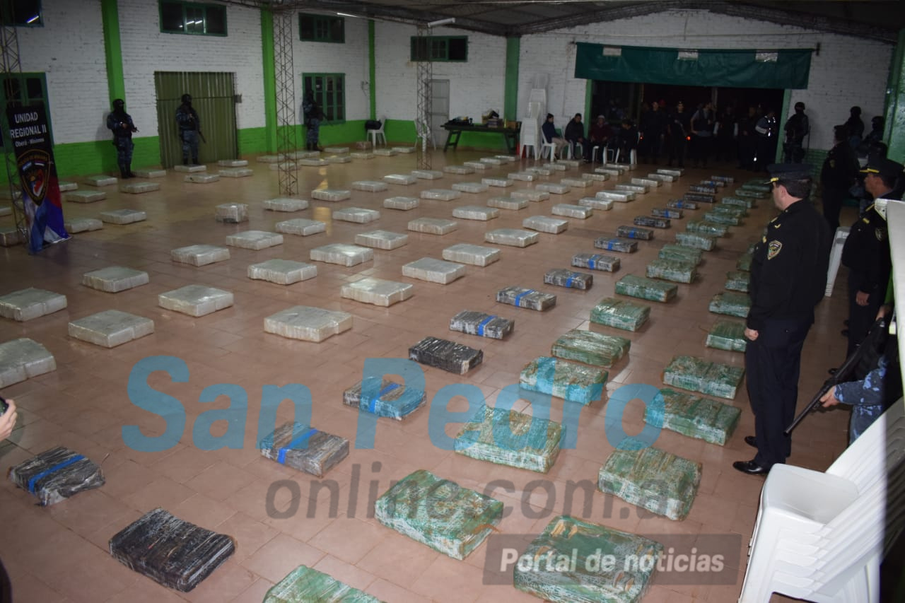 SECUESTRARON MÁS DE 3 MIL KILOS DE MARIHUANA EN OBERÁ