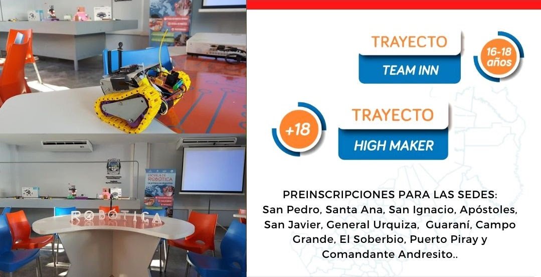 SAN PEDRO: COMENZARÁN LAS CLASES EN ESPACIOS MAKER