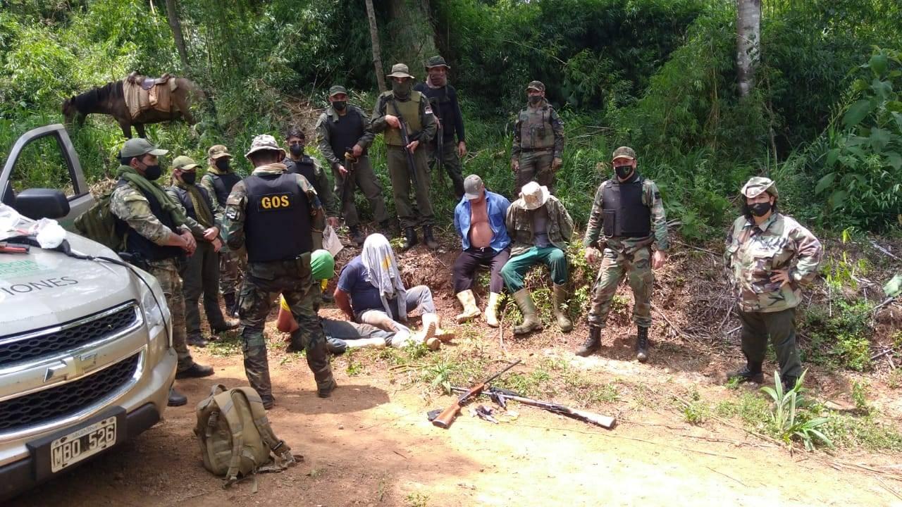 SAN PEDRO: GUARDAPARQUES DETUVIERON A CUATRO CAZADORES BRASILEÑOS