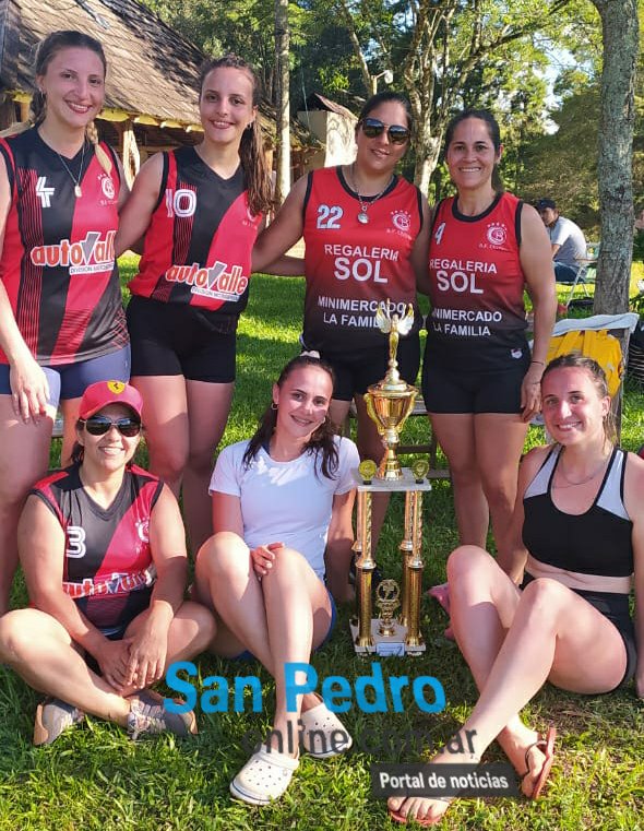 SAN PEDRO: SE REALIZÓ EL 2° TORNEO DE VÓLEY FEMENINO SOBRE ARENA