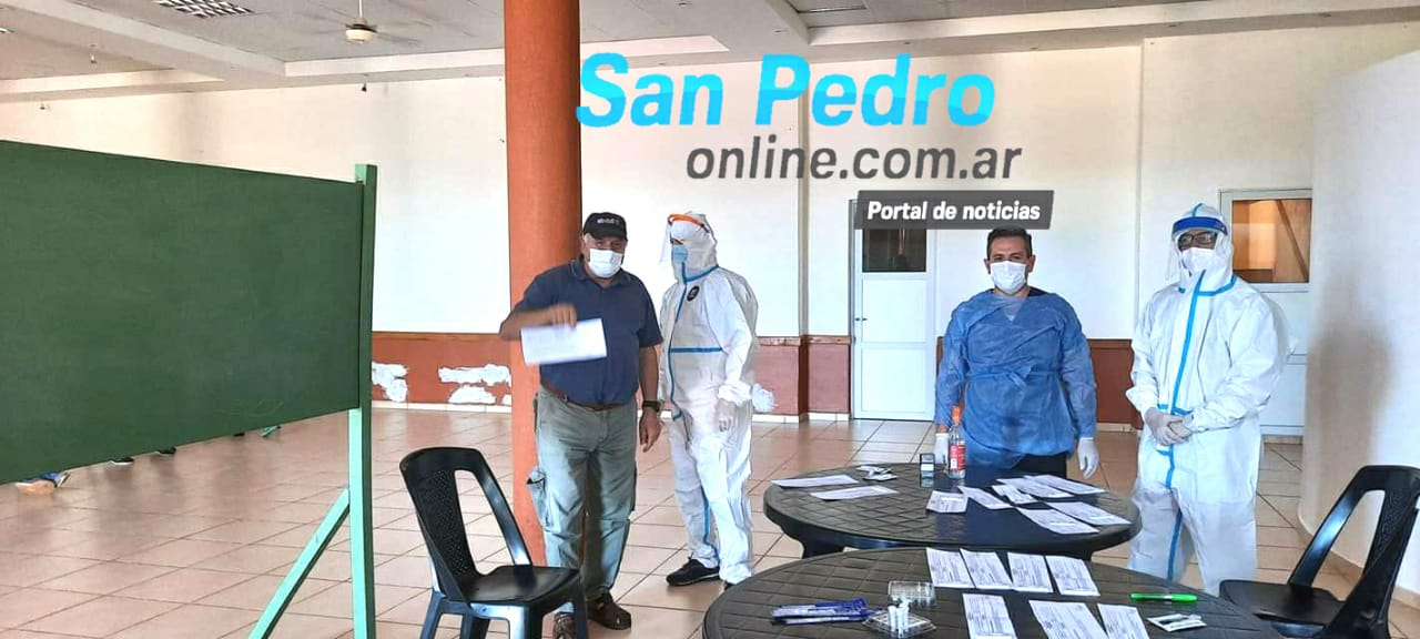 SAN PEDRO: REALIZAN TESTEO RÁPIDO COVID-19 A DOCENTES Y VACUNAS PARA MAYORES DE 60 AÑOS EN ACTIVIDAD