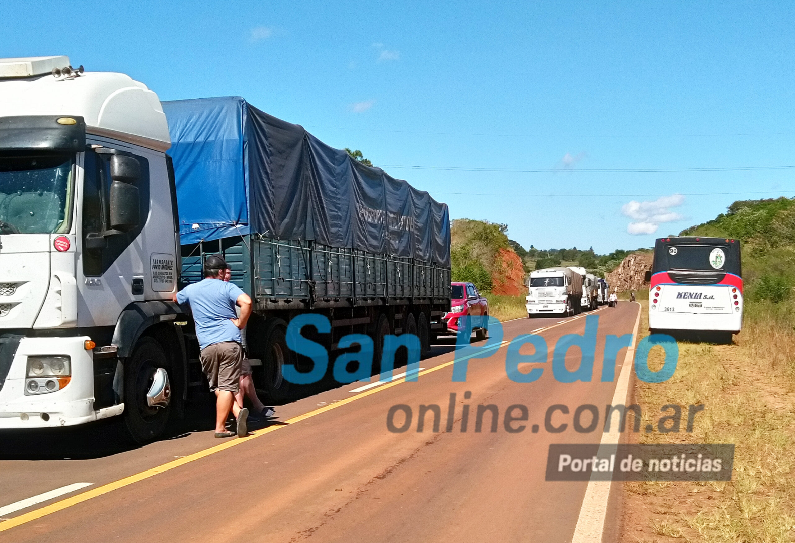 SE LEVANTÓ EL CORTE DE RUTA EN TOBUNA QUE ARRANCÓ EL JUEVES PASADO