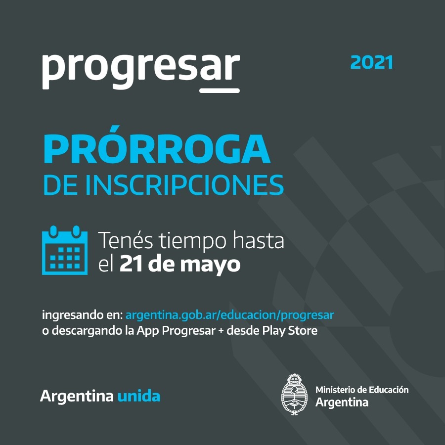 SE PRORROGÓ LA INSCRIPCIÓN A LAS BECAS PROGRESAR