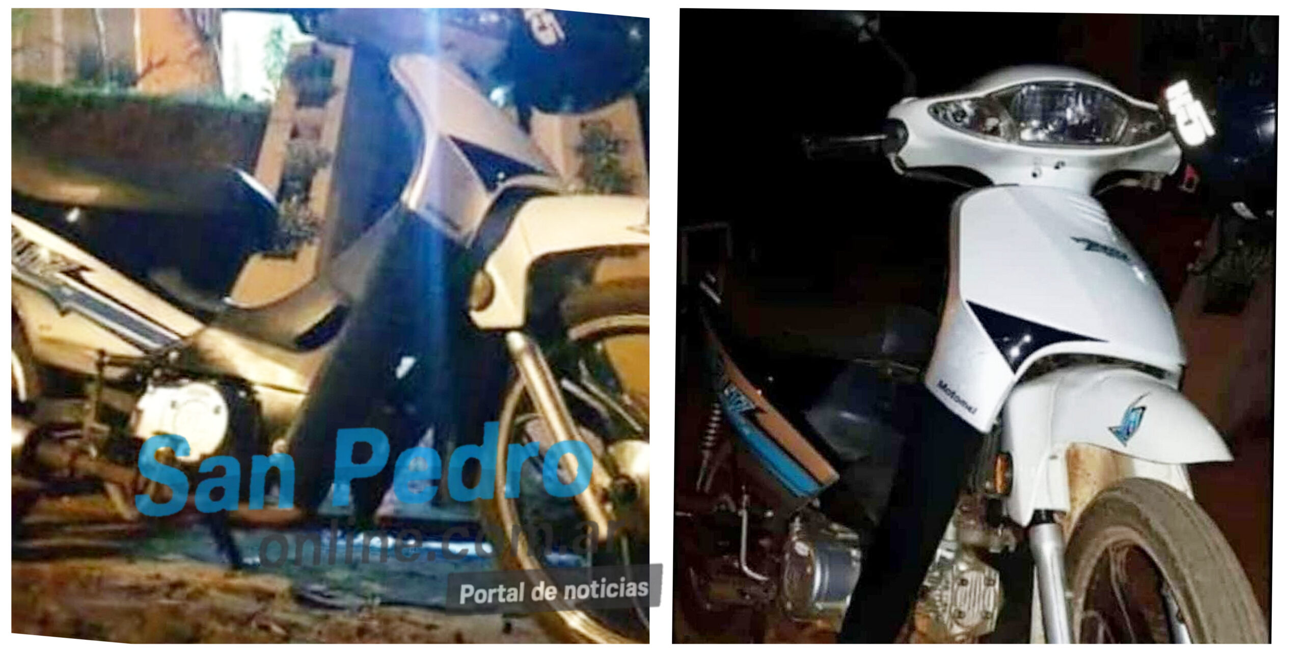 SAN PEDRO: CÁMARAS DE SEGURIDAD REGISTRARON EL ROBO DE UNA MOTOCICLETA