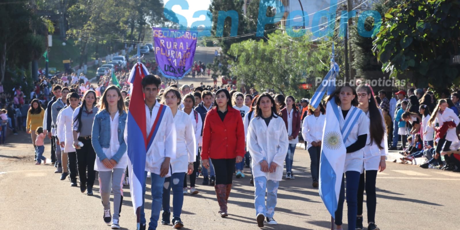 SAN PEDRO CELEBRÓ SUS 142° ANIVERSARIO CON UN GRAN DESFILE CÍVICO