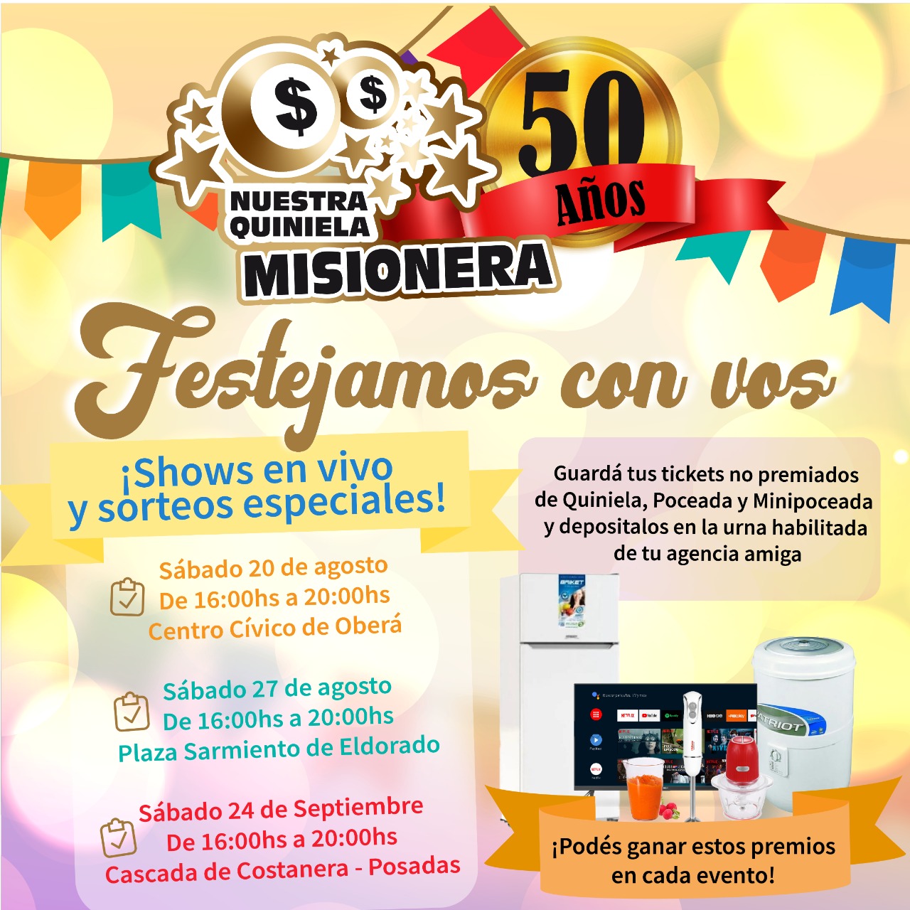 50 ANIVERSARIO DE LA QUINIELA MISIONERA