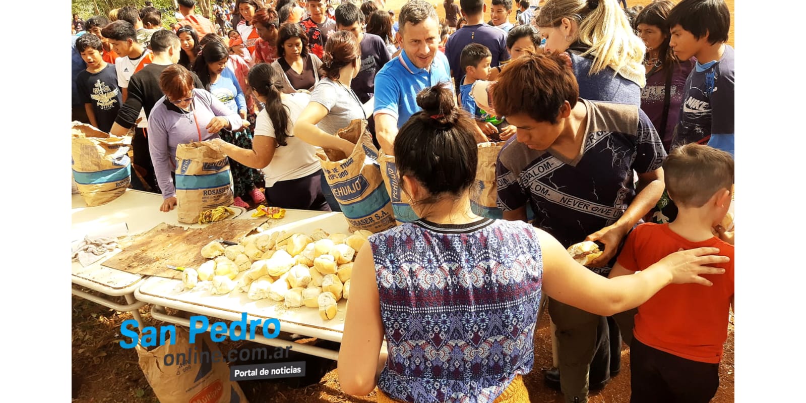 SAN PEDRO: FESTEJARON EL DIA DEL NIÑO MBYA