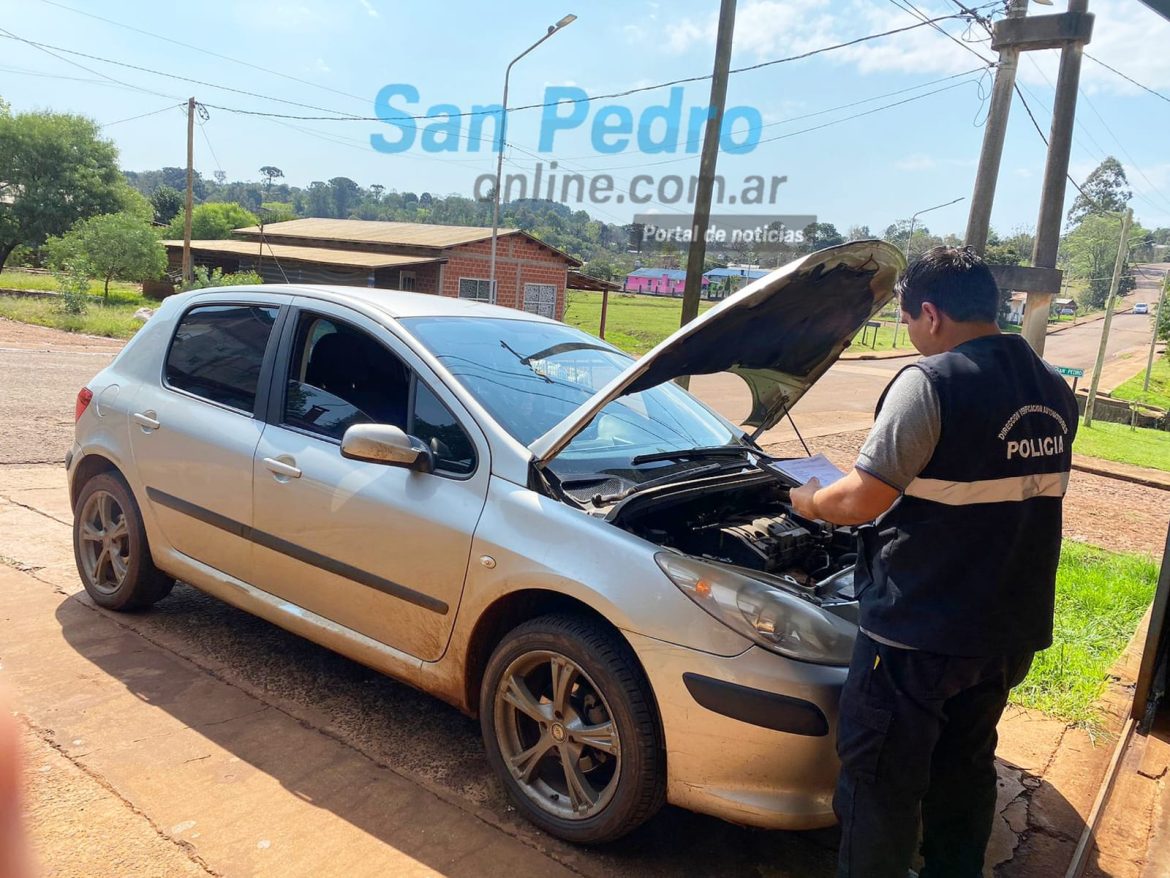 SAN PEDRO: LA POLICÍA SECUESTRÓ UN VEHICULO ROBADO EN BUENOS AIRES