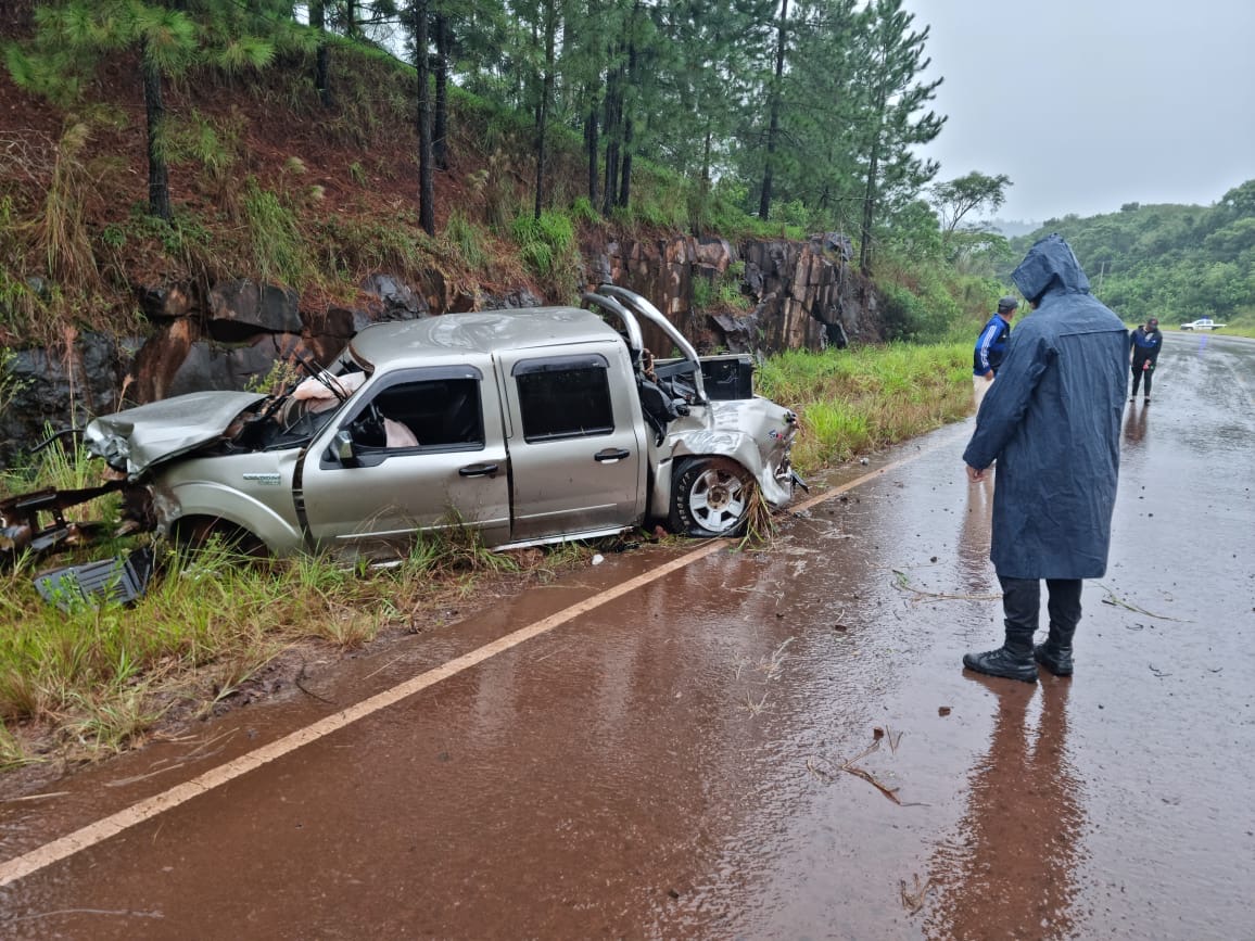 SAN PEDRO: DESPISTE VEHICULAR CON LESIONADOS SOBRE RP 27