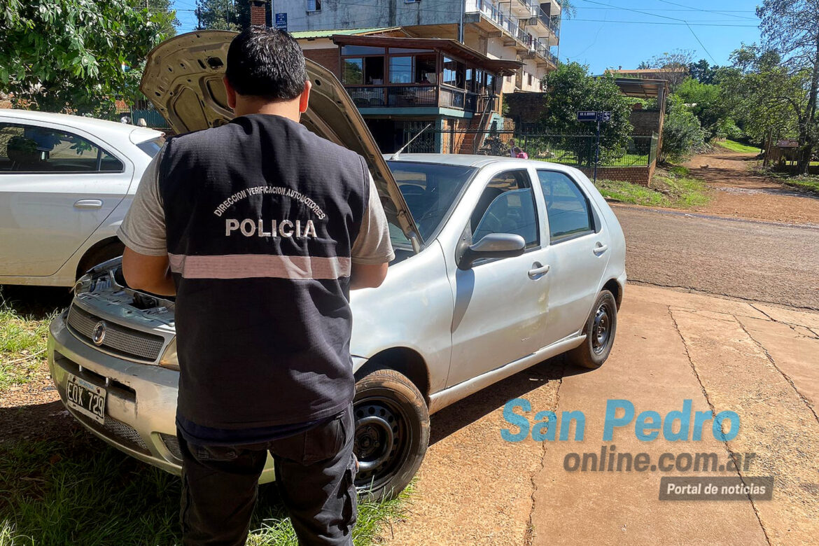 SAN PEDRO: UN VEHÍCULO SECUESTRADO CON MOTOR ADULTERADO