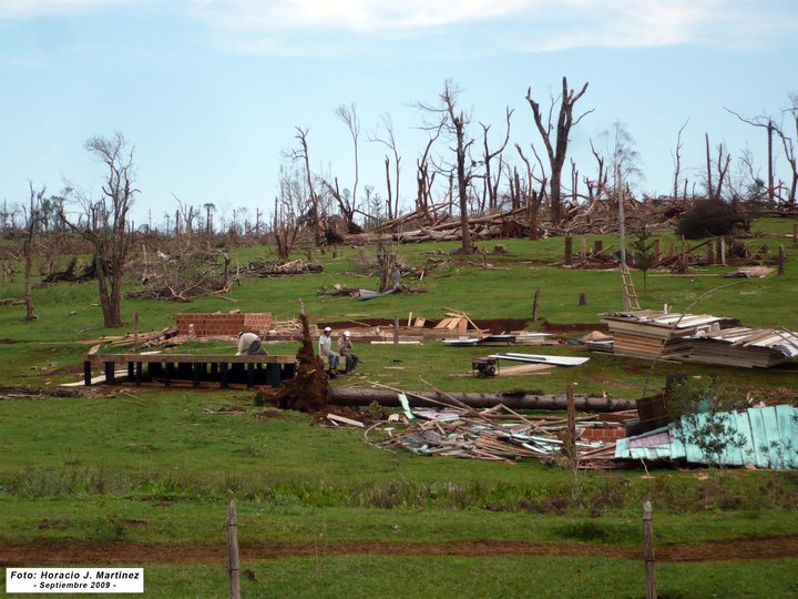 SAN PEDRO: SE CUMPLEN 15 AÑOS DEL DEVASTADOR TORNADO EN SANTA ROSA