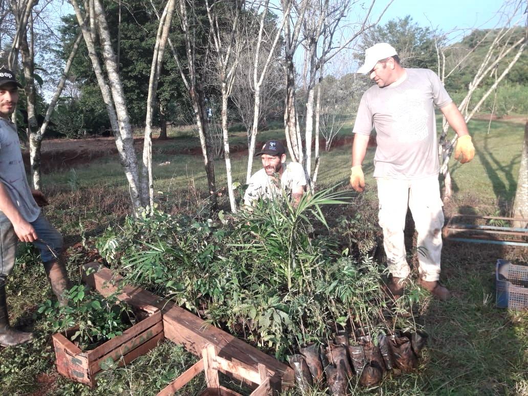 Entregan recursos a familias misioneras para restaurar el paisaje y apoyar la producción