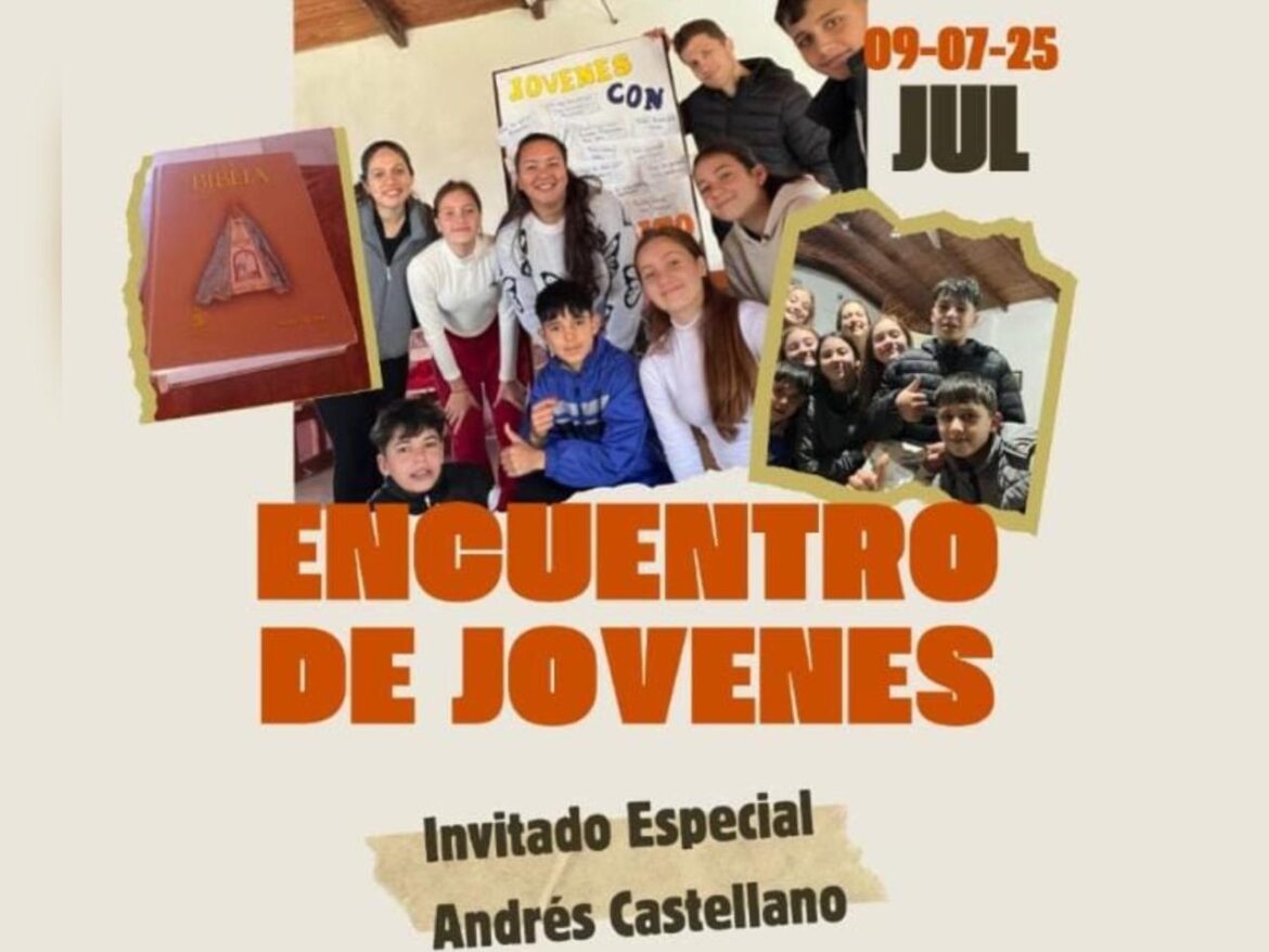 Andrés Castellano compartirá su testimonio con los jóvenes de la Parroquia Inmaculada Concepción Terciados Paraíso