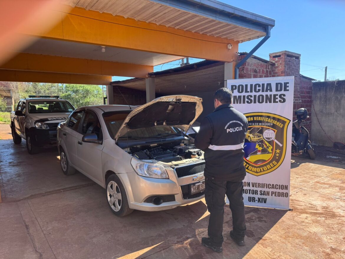 Secuestran un vehículo con adulteración en el motor en San Pedro