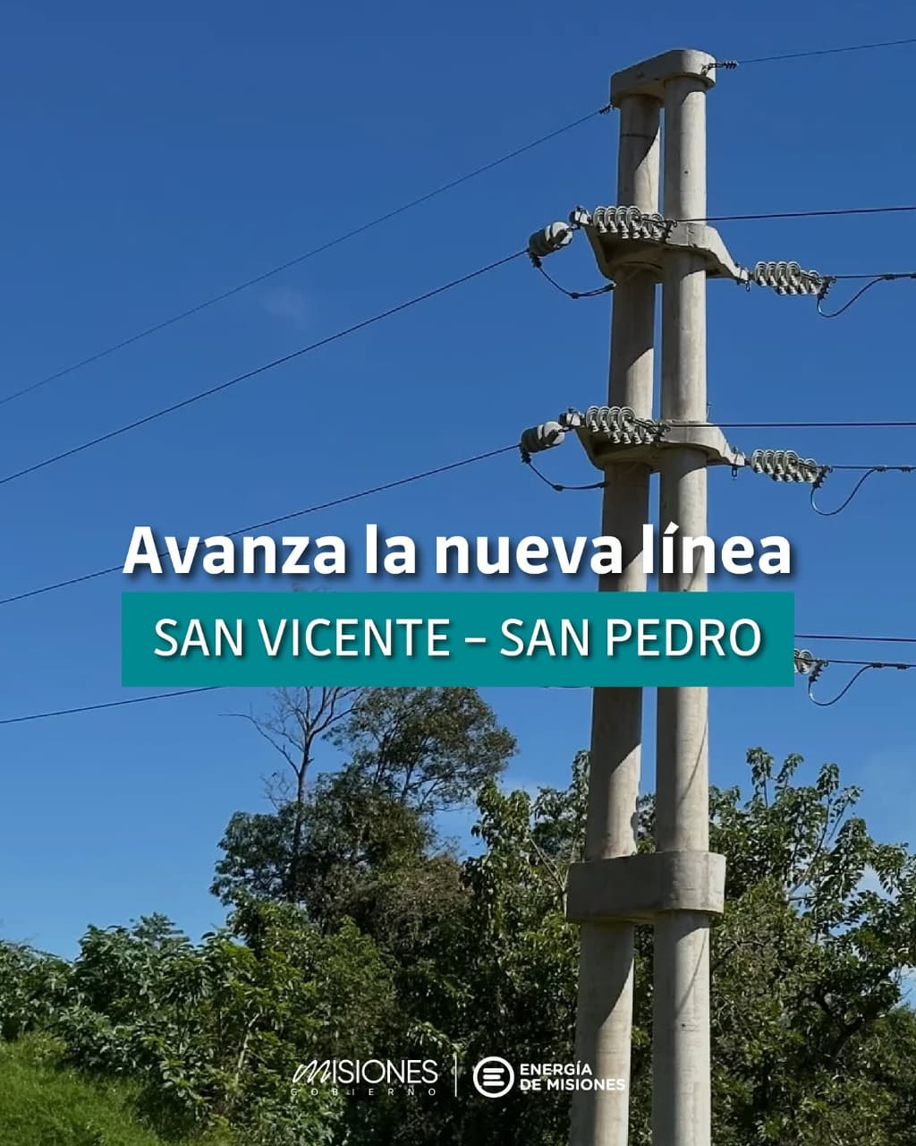 San Pedro: la nueva línea eléctrica duplicará la energía disponible en la zona