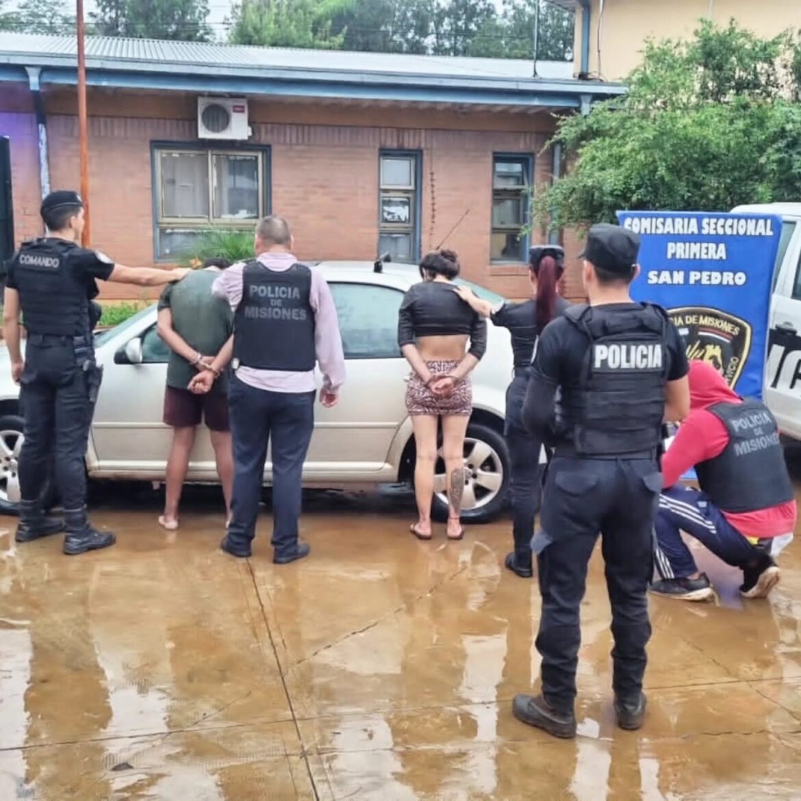 Recuperaron un auto robado y detuvieron a dos sospechosos tras una persecución en San Pedro