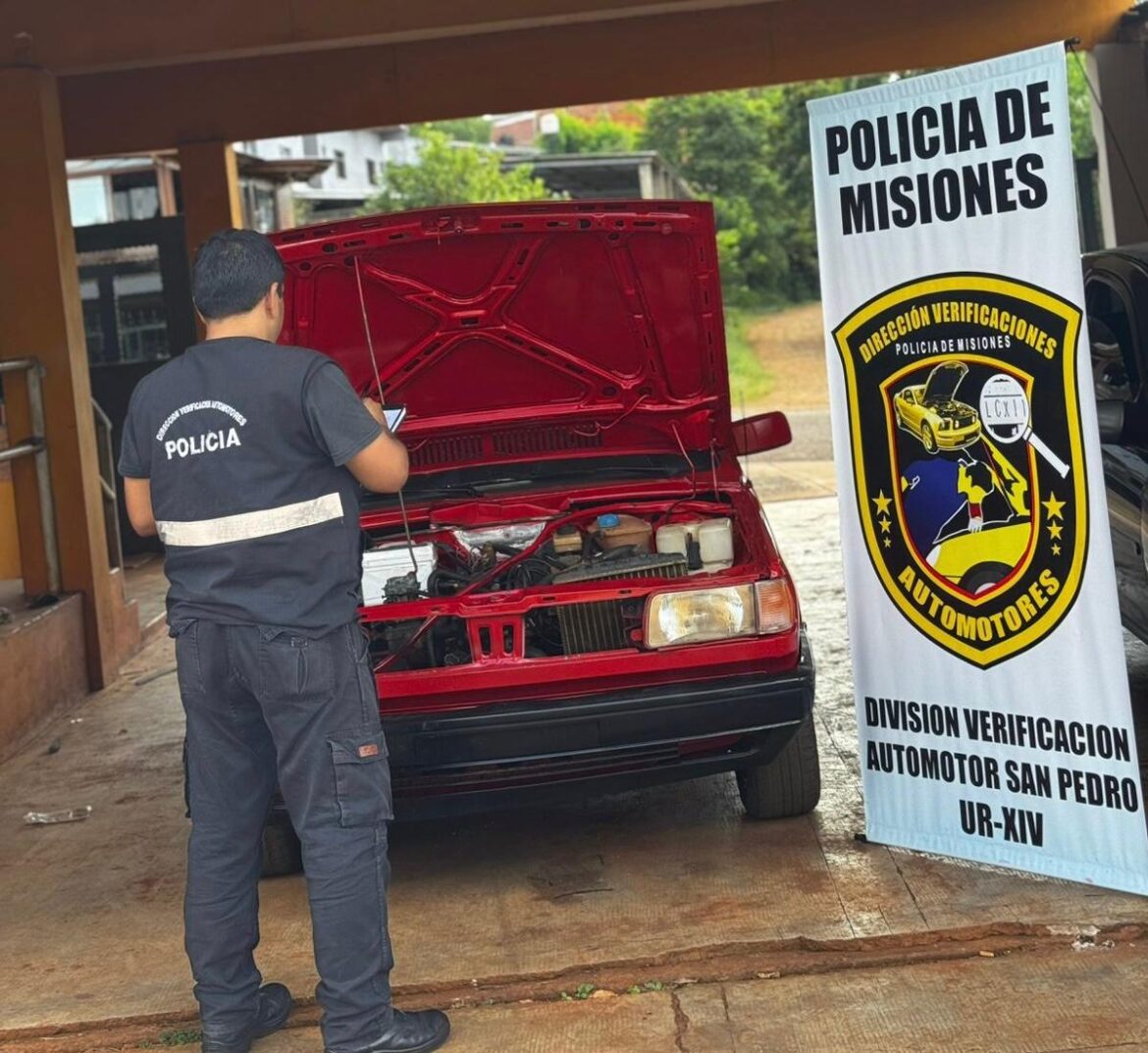 San Pedro: secuestran un vehículo con adulteración en el chasis durante una verificación policial