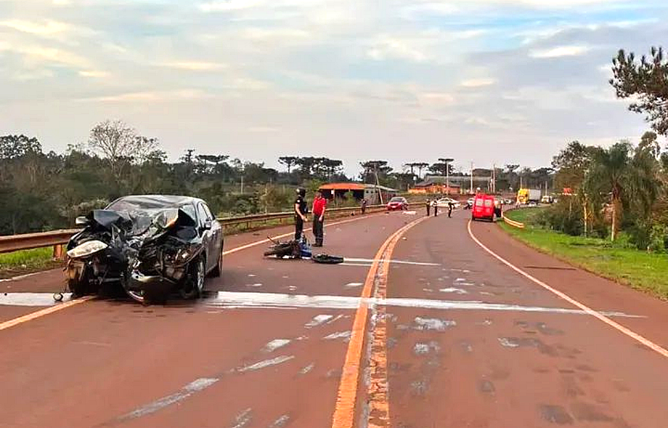 Un motociclista murió tras un siniestro vial sobre la Ruta Nacional 14