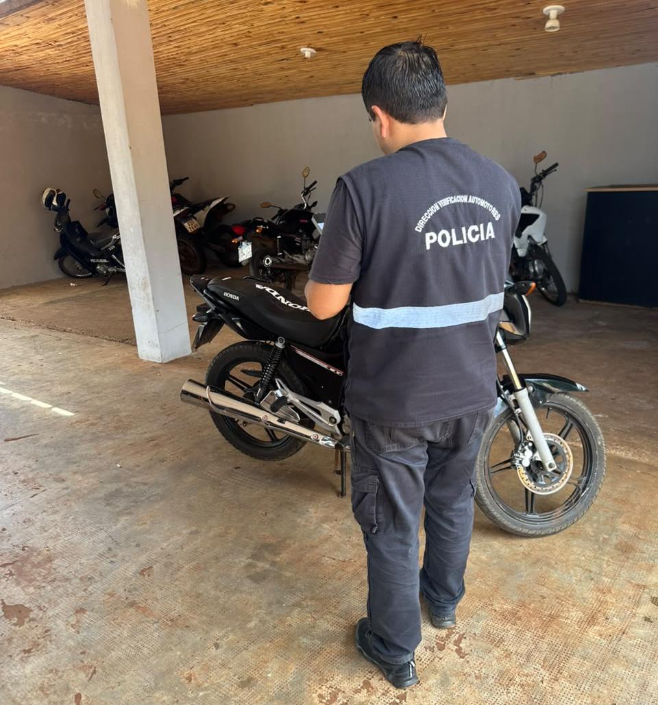 Secuestraron una motocicleta durante una verificación policial por documentación apócrifa