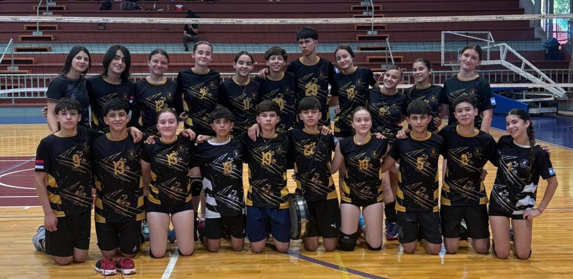 Vóley: San Pedro clasificó con sus equipos masculino y femenino sub 14 a la etapa provincial de los Juegos Evita